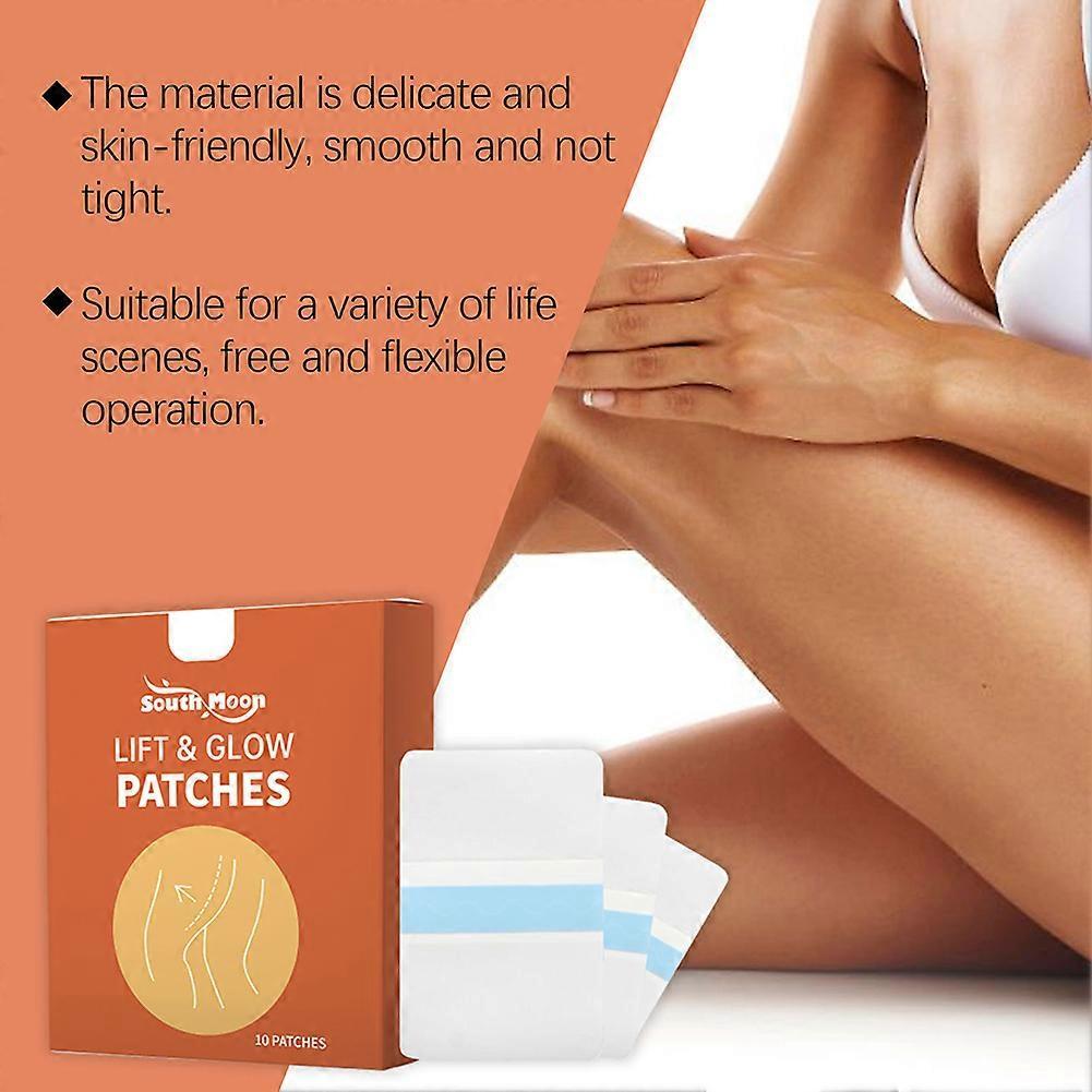 Thigh Lift Tape for Creepy Skin, Lift & Glow Patches for Cellulite Reduction, Invisible Sweatproof Sticker for Short Skirts