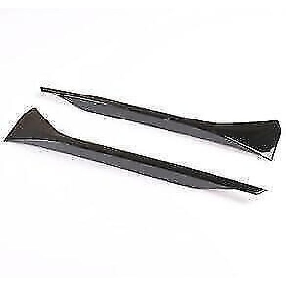 For BMW X1  F48 gloss black  Front Fog Light Lamp strip cover trim 2pcs