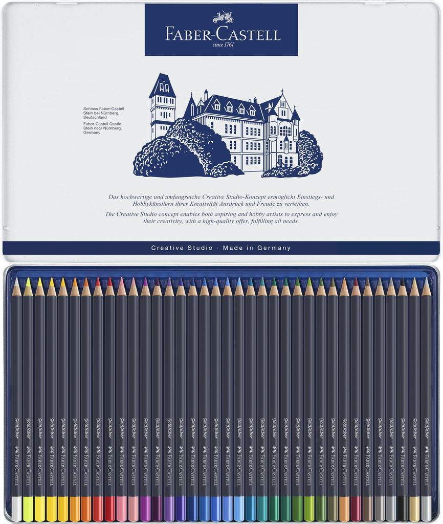 Faber-Castell Goldfaber Colored Pencils, 36 Colors, 114736
