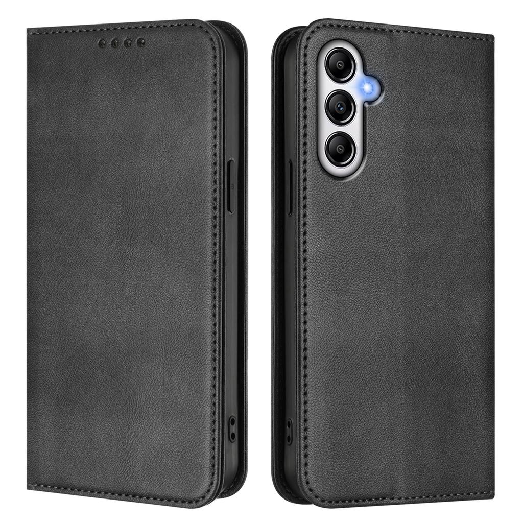 For Samsung Galaxy A25 5G (Global) (161.0 X 76.5 X 8.3mm) Wallet Cases Retro Texture RFID Blocking Leather Phone Cover