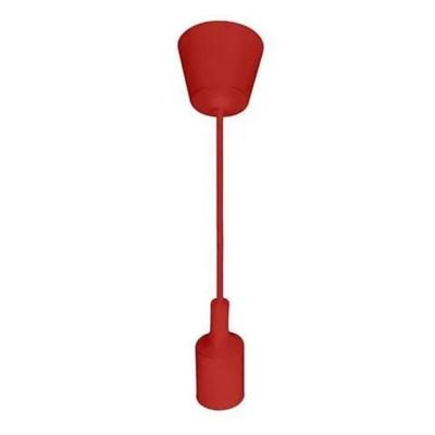 Aufhängung rotes Kabel (1m) E27 IP20 max. 60 W