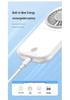 Dual-Use Portable Folding Neck Fan: Handheld, Desktop, Low Noise, Strong Wind, Outdoor-Friendly.