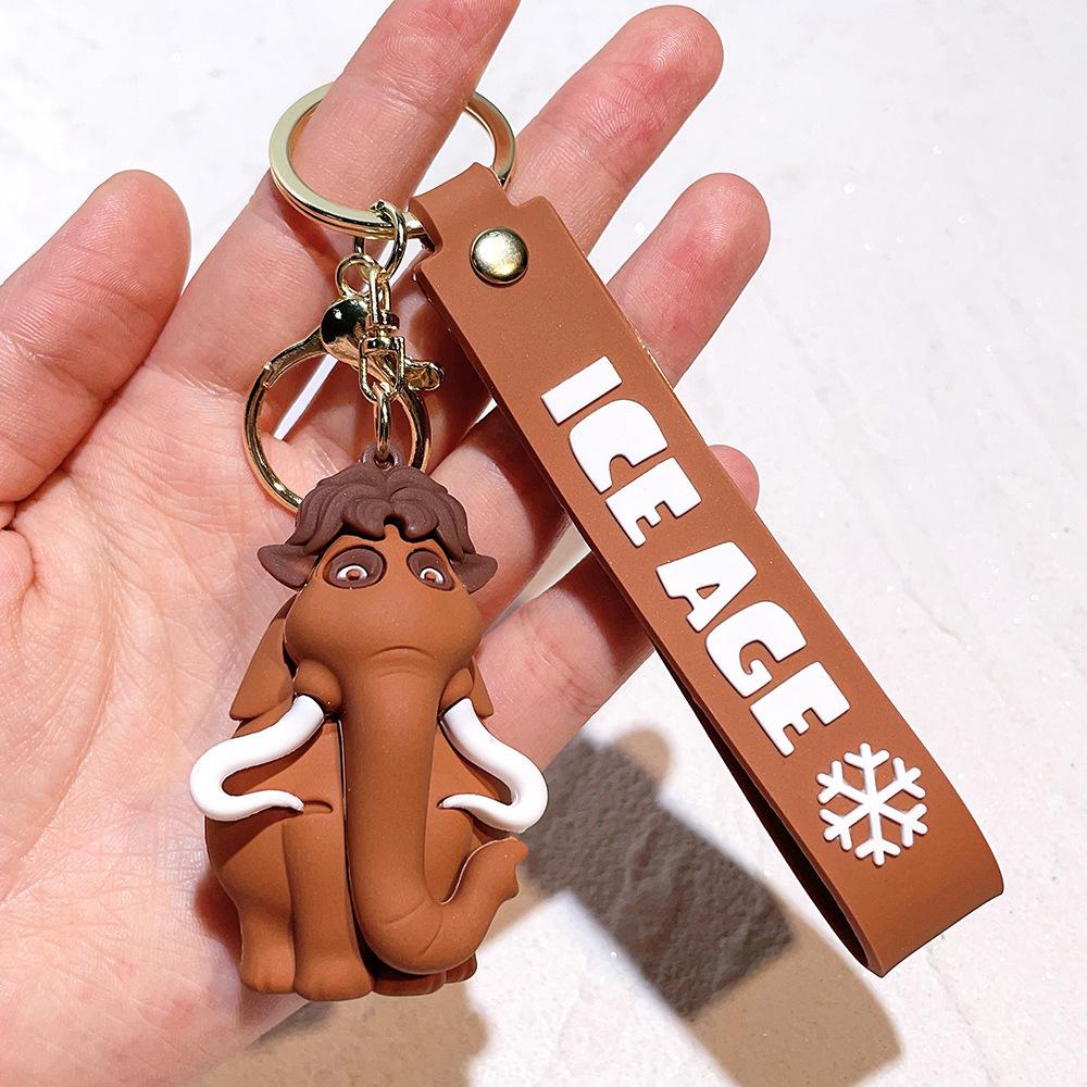 Creative Cartoon Anime Ice Age Doll Keychain Backpack Pendant Pendant Small Gift Gift