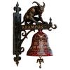 Resin Material Krampus Decorative Ornament Resin Decorative Hanging Bells  Halloween Decoration