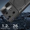 For Infinix Note 30 4G Shockproof Case TPU+PC Phone Cases with Kickstand,Slide Lens Lid