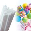 100Pcs Plastic Lollipop Stick Safe White DIY Baking Accessories Mold Cake Chocolate Sugar Candy Lollypop Baking Tools
