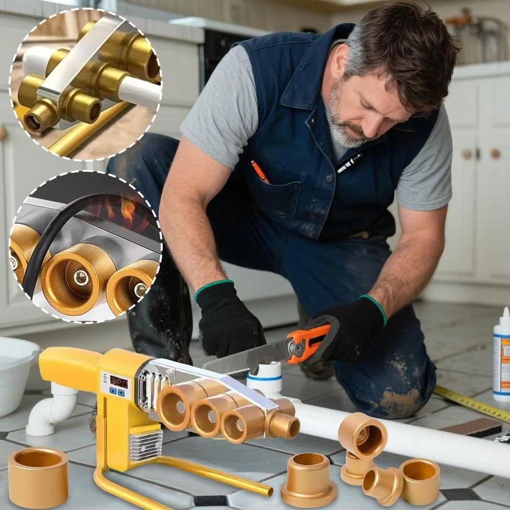 Anti-corrosion Hot Melt Welding Machine Heavy Duty Nonstick Welder Parts Plumbing Tube Welding
