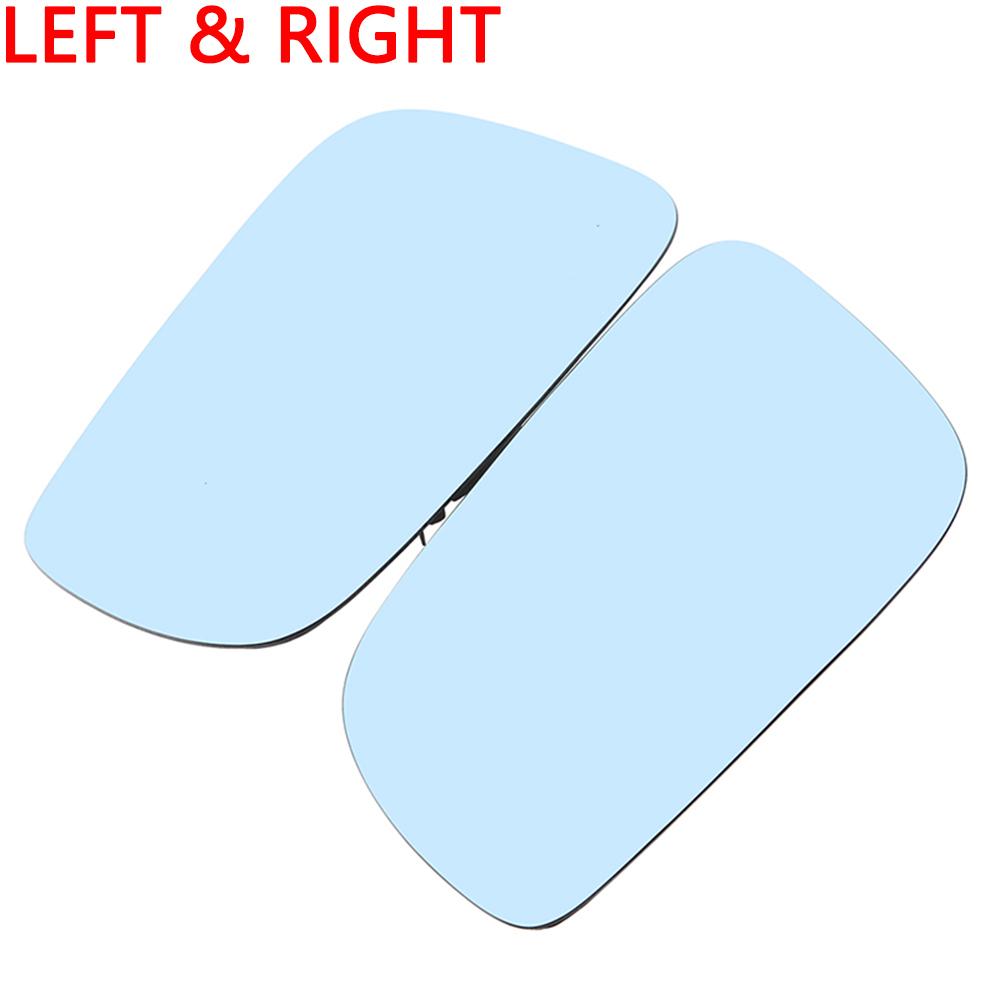 2PCS Side Rearview Heated Mirror Glass for VW CABRIO GOLF JETTA PASSAT 1999-2005 1J1857521 1J1857522