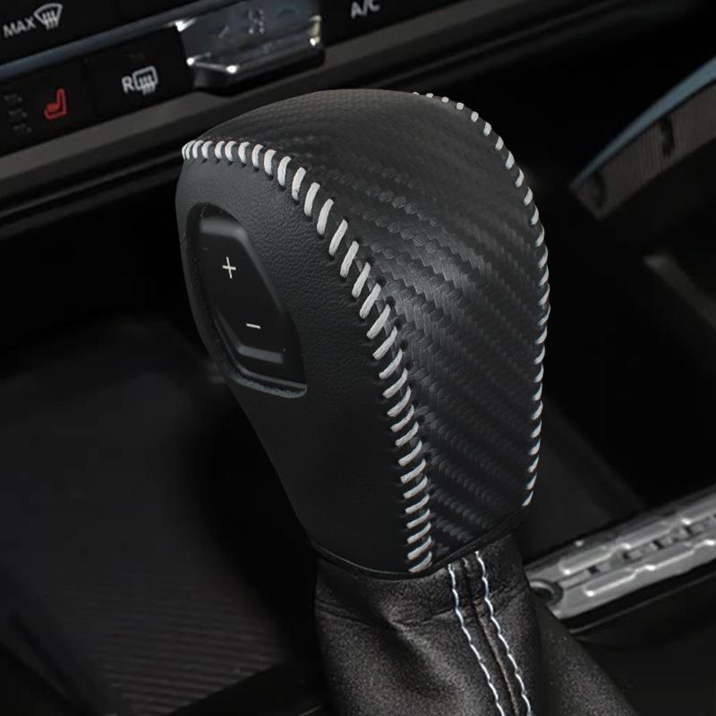 Ford Bronco Custom Gear Shift Cover: Hand-Stitched Protective Sleeve for Automatic Gear Stick