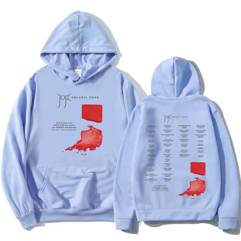 Joji Solaris Tour 2026 Hanorace Fleece Hanorace cu Mânecă Lungă Design Artist de Modă Merch Grafic Haine Femeie