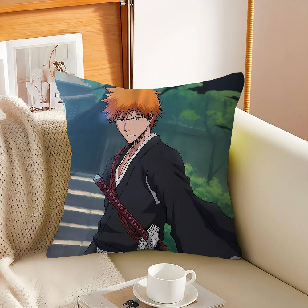 Kurosaki Ichigo Pillow Gift Home Office Decoration Pillow Bedroom Sofa Car Cushion CoverPillow Case
