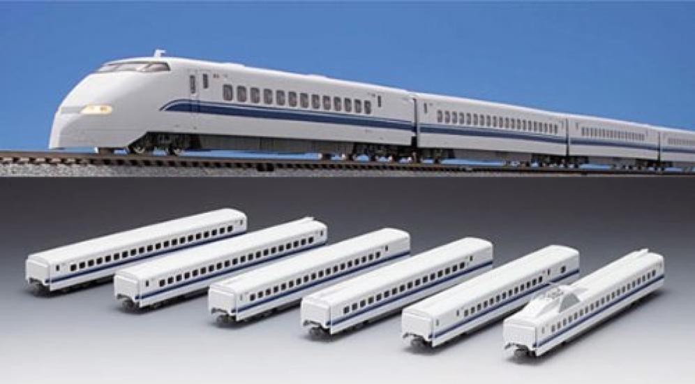 

TOMIX N Gauge 92810 300 Series Shinkansen Set Tokaido/Sanyo Add-on 6-Car (B)