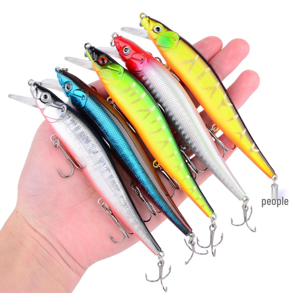 11.5cm Floating Minnow Hard Bait - 13.5g Imitation Lure for Freshwater and Sea Fishing