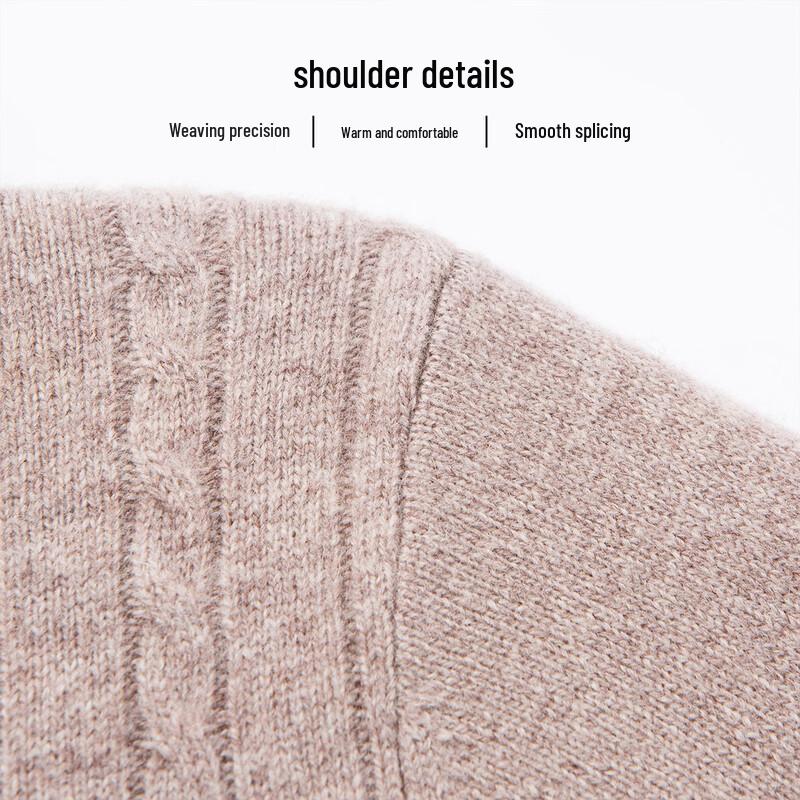 Męski sweter Hodo z 100% wełny jagnięcej, z półgolfem