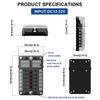 Block & Warning Indicator Marine FuseBox Power Distribution 12V 32V Bus Bar Car Kit  Car Auto Boat