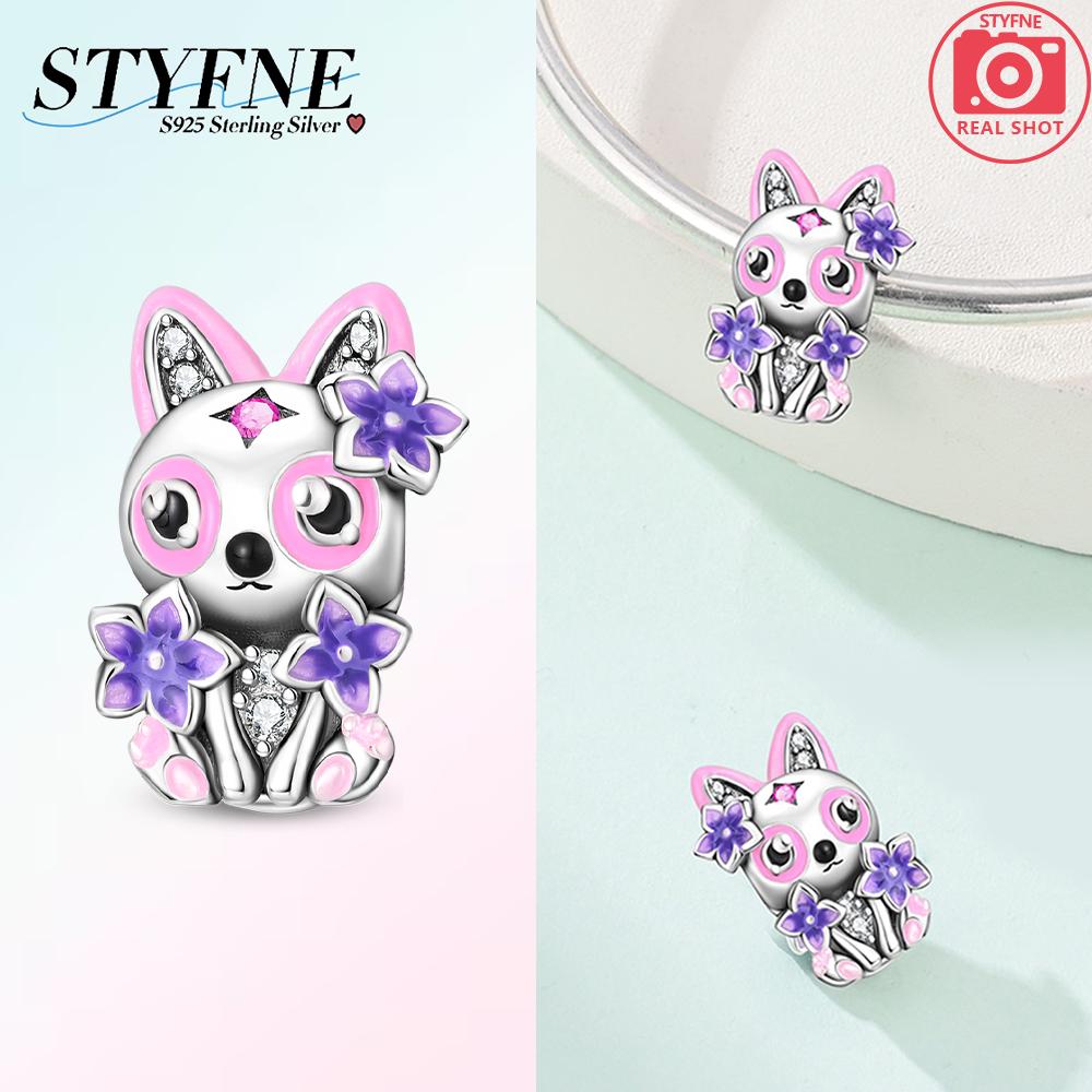 Charm Bead Charms Plata Originales Kitten Sausage Dog Bead Charms for Charm Bead Charms copper Bracelets Bead Charms Jewellery Making Womens Gift