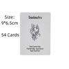 9 * 6,5 cm White Island Time Love Oracle-Karten Tarot-Wahrsagerei-Deck 54 Stück Karten