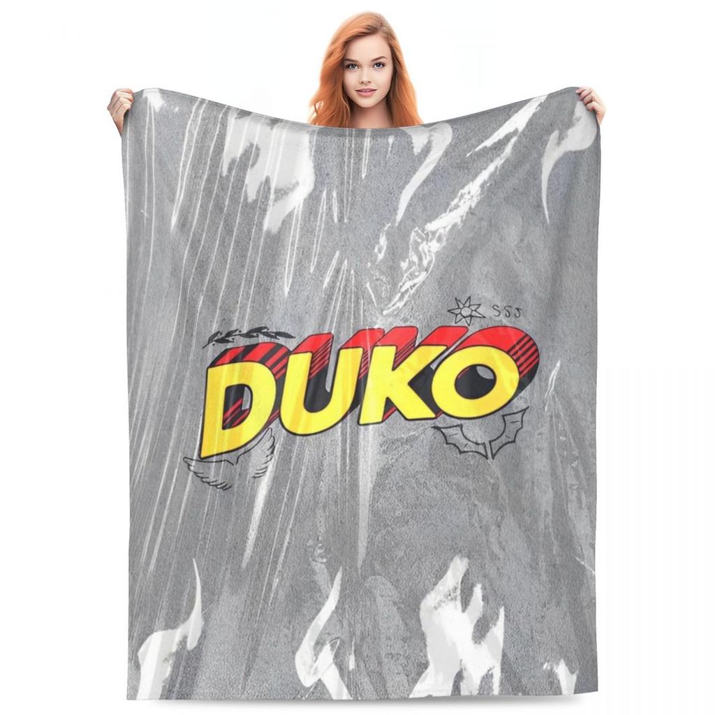 Duki Fleece Throw Blanket Reggaeton Latin Trap Pop Rap Blanket for Bedding Office Lightweight Bedspread