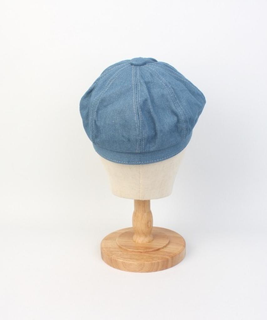 Yunibeosyeolkemiseuteuli Light Denim Logo Newsboy Cap