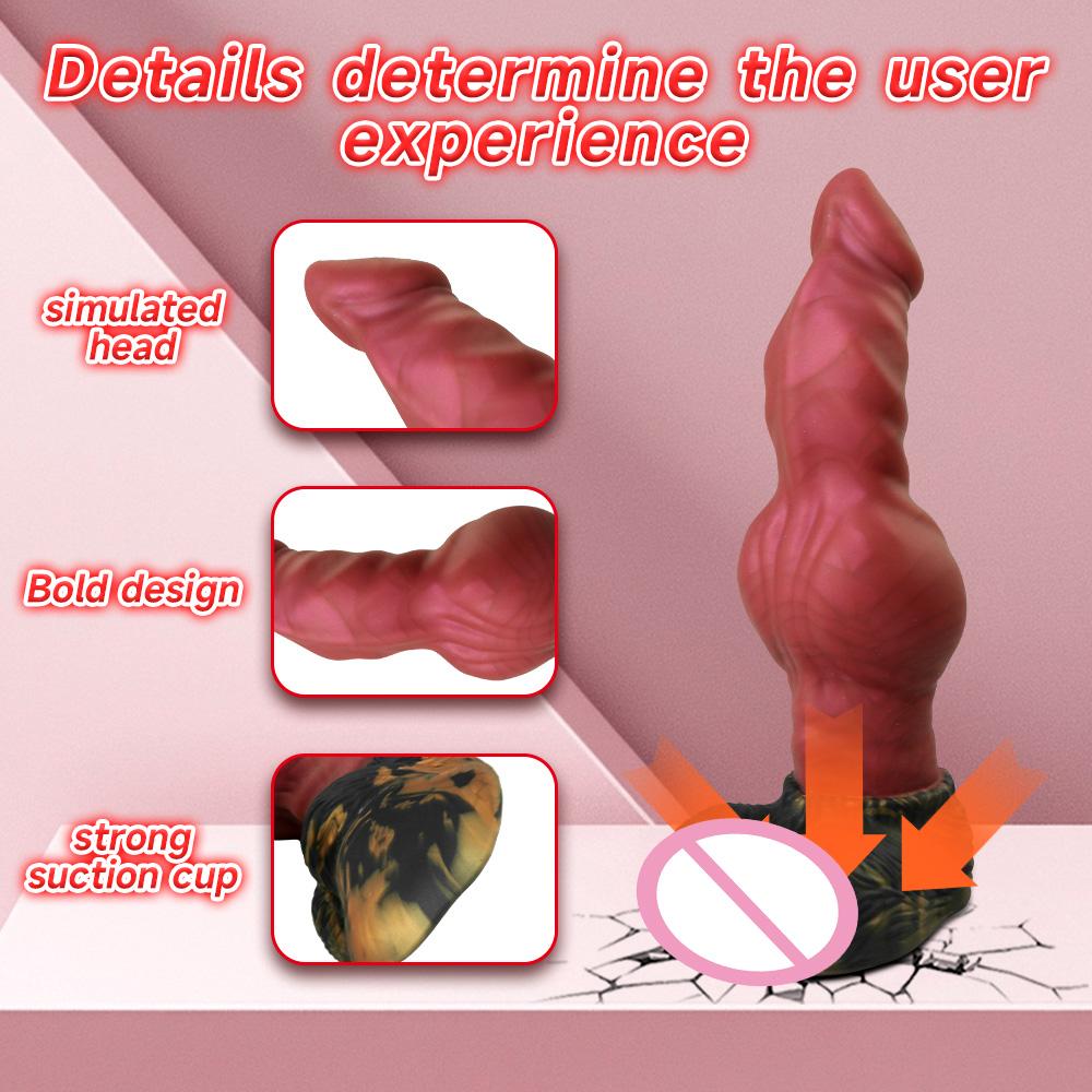Silicone Monster Penis, Large Suction Cup Vaginal and Anal Plug Dilator, Masturbator, Unisex Adult Sexy Sex Toys, Sex Toys 18+