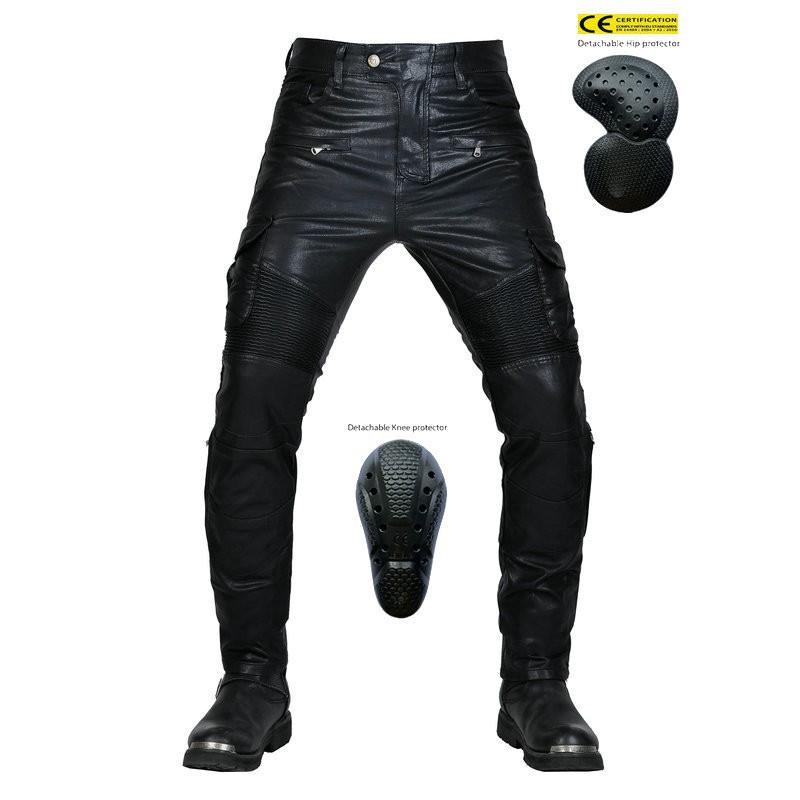 

VOLERO Motorcycle Riding Pants Men Women s Rider Slim Leather Casual Vintage Drop Resistance Windproof XXXL