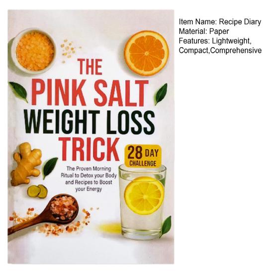 Tarif Defteri 28 Günlük Kilo Verme Mücadelesi Planı Pembe Tuz Limon Zencefil Portakal ile Sabah Detoks Ritüeli Doğal İçerikler Enerji Veren Tarifler