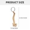 Detailed Human Spine Skeleton Keychain Anatomical Model Key Chain for Teaching and Ornamentation Doctor Accessories