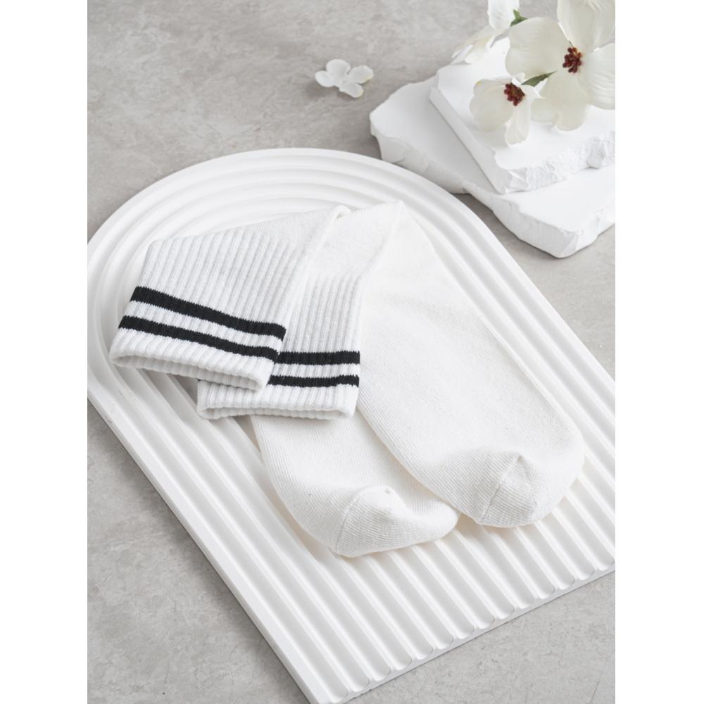 Monfoot Womens Ankle Ring Socks White