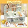 Mini Simulation Wooden Kitchen Utensil Cooking Set Children Toys For Role Play