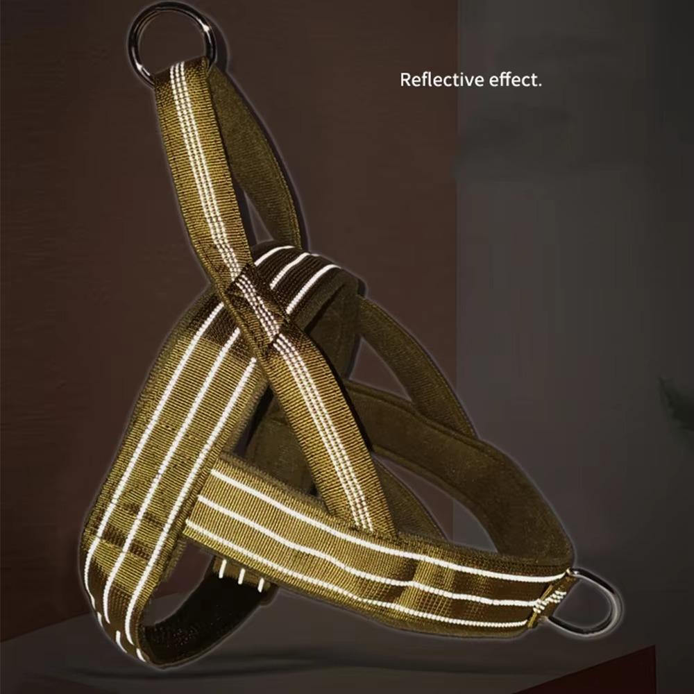 Adjustable Pet Walking Harness Vest with Reflective Strips Dog Harness  Dog Training