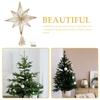 Lighted Christmas Tree Topper Glowing Star Decoration Xmas Tree Top Lighted Star Decor Holiday Ornament Christmas Decoration