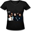 UTU Nu Metal Band Korn Womens V Neck T Shirt Black