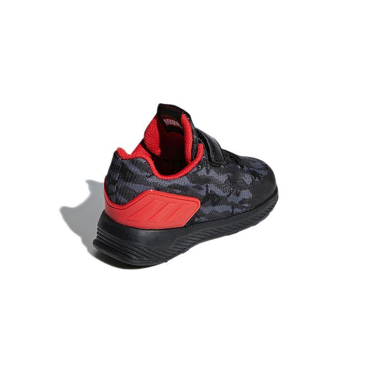 adidas Marvel x RapidaRun EL I Spider-Man Baby Sneakers Black Core-Black Active-Red D97096