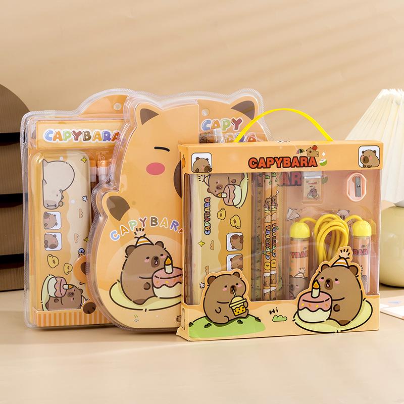 Capybara Creative Stationery Set - Perfect Kindergarten & Primary School Gift
