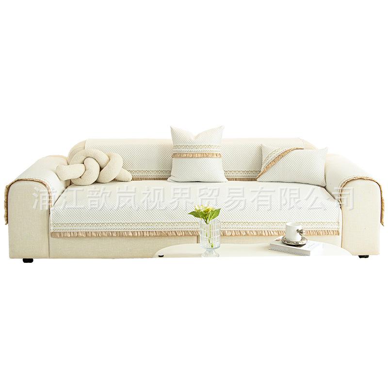 New Cool Silk Sofa Cushion Summer Mat Seat Cushion Summer Non-Slip Leather Sofa Cover Cover Cloth Towel