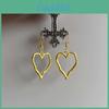 Heart Shaped Silver Earrings With Alloy Handcrafted Design For Women