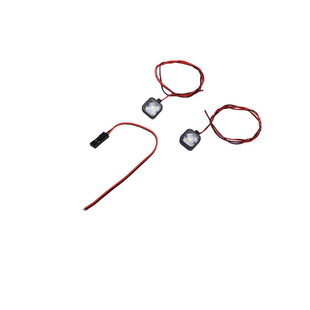 LED Toy Car Lights Remote Control Car Spotlights with Metal Bracket 12mm Diameter RC Car Flashing Light Strips