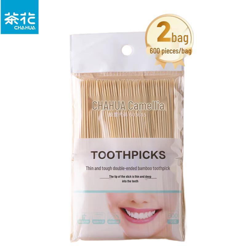 Зубочистки Chahua с двумя головками из бамбука