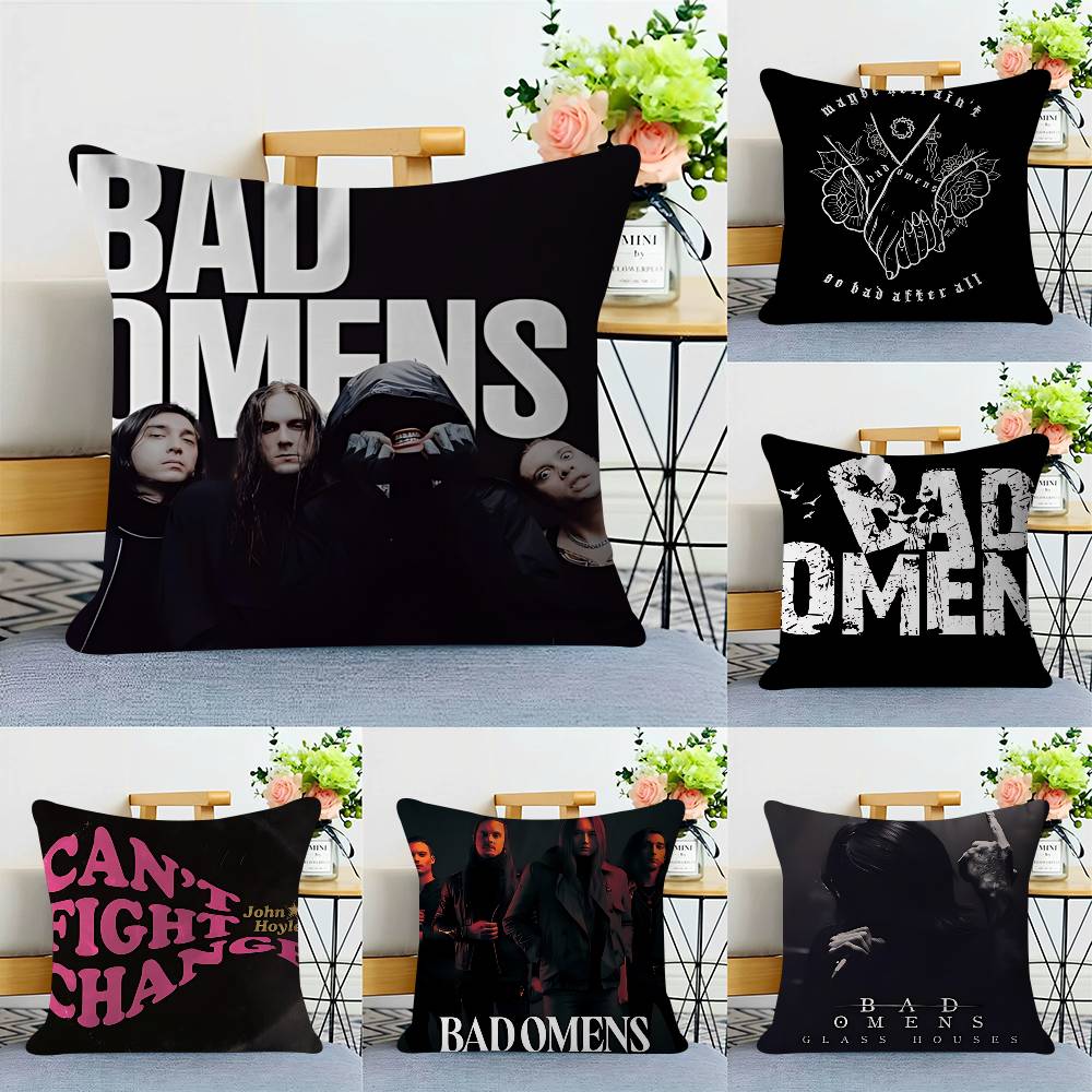 Rock BAD O-OmenS Cushion Cover 30x50 Polyester Sofa Cushions Decorative Throw Pillows Home Decoration Pillowcover