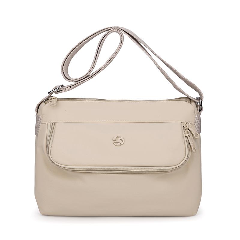 Lightweight Multi-Layer Crossbody Bag Women's Waterproof Nylon Bag Large Capacity Commuter Mother Bag