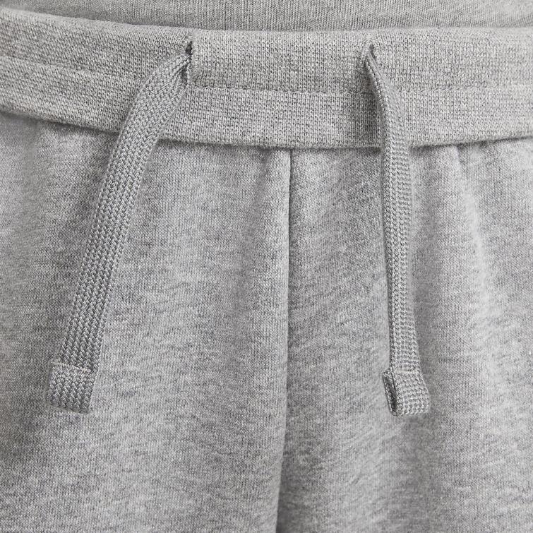 Nike Logo Print Cuffed Casual Knit Sports Pants Kids Bottoms Gray DC7207-091