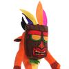 Game Crash Bandicoot Plush Toy Stuffed Animal Cartoon Wolf Aku Aku Plushie Soft Doll Children Birthday Halloween Christmas Gift