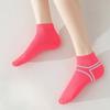 Radfahren Socken Laufen Frühling Mesh Anti-Geruch Bootssocken Einfarbig Paar Socken Kurz Lässig Sportsocken