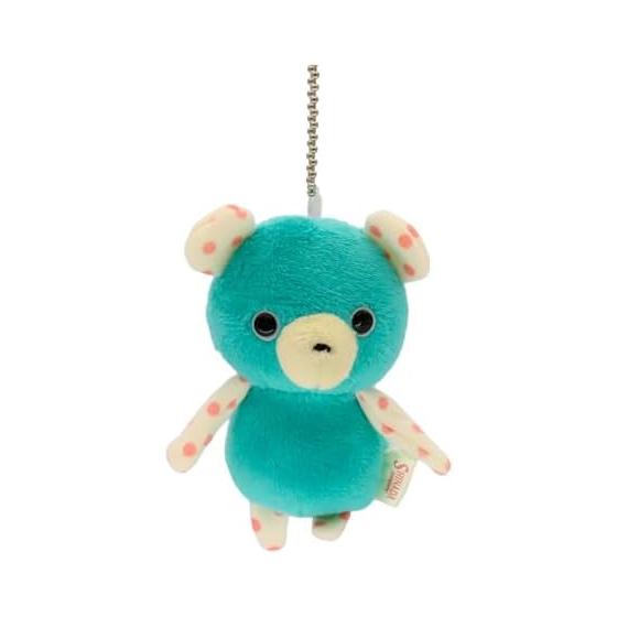 Shinada Drop Plush Bear Keychain (Green)