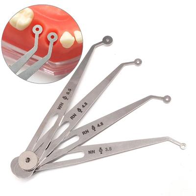 Dental Implant Calipers Adjustable Positioning Planning Ruler Interdental Measuring Ruler Implant Diagnosis Ruler Dentist Tools