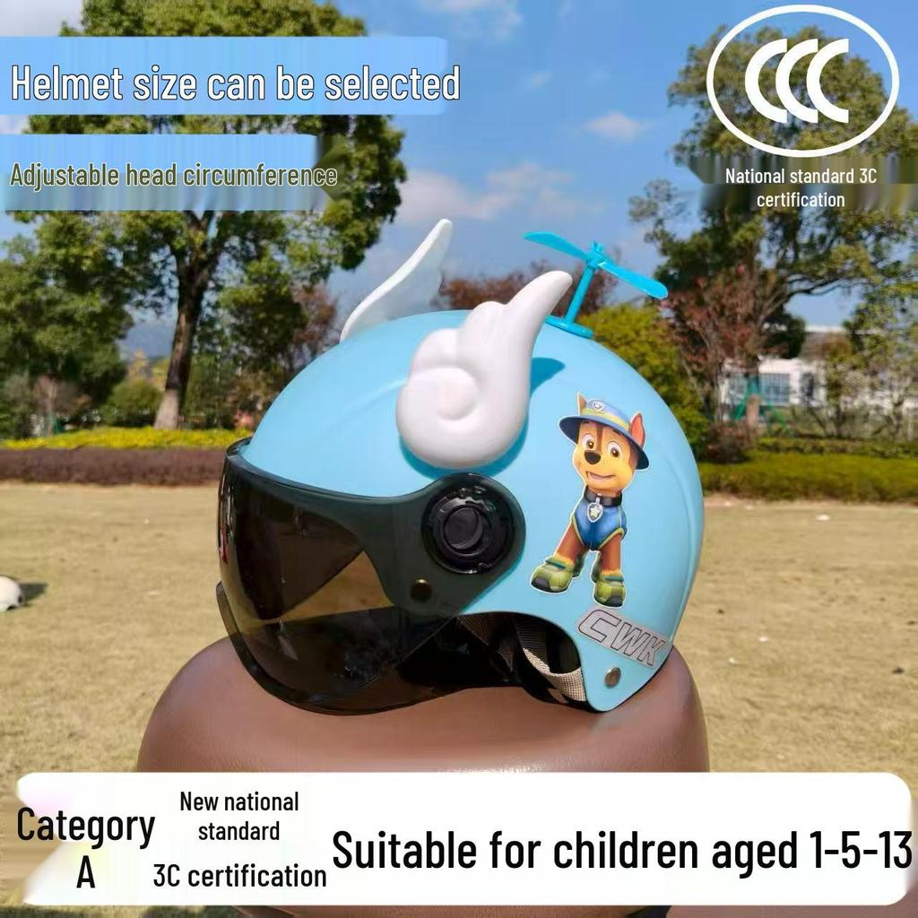 3C Certified Lightweight Electric Bike Helmet for Kids 1-13 Years - All-Season, Sun Protection, Cute & Anti-fall Design