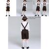 Authentic Children's German Oktoberfest Outfit With Hat For Halloween And Cosplay