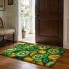 Summer Cartoon Fruit Colorful Floor Mat Soft Flannel Absorbent Mat Non-Slip Rug Home Bedroom Bathroom