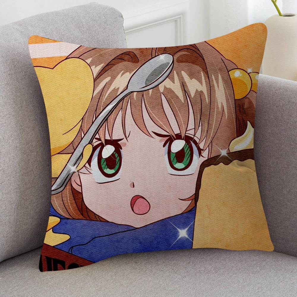 Cardcaptor Sakura Pillow Gift Home Office Decoration Pillow Bedroom Sofa Car Cushion CoverPillow Case