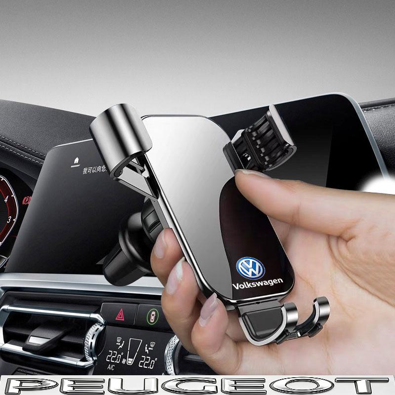 1Pcs Car Phone Holder Air Vent Clip Mount Mobile Cell Stand For VW Golf Tiguan T-Roc Polo Passat ID.4 T-Cross ID.3 Taigo ID.7 zr3